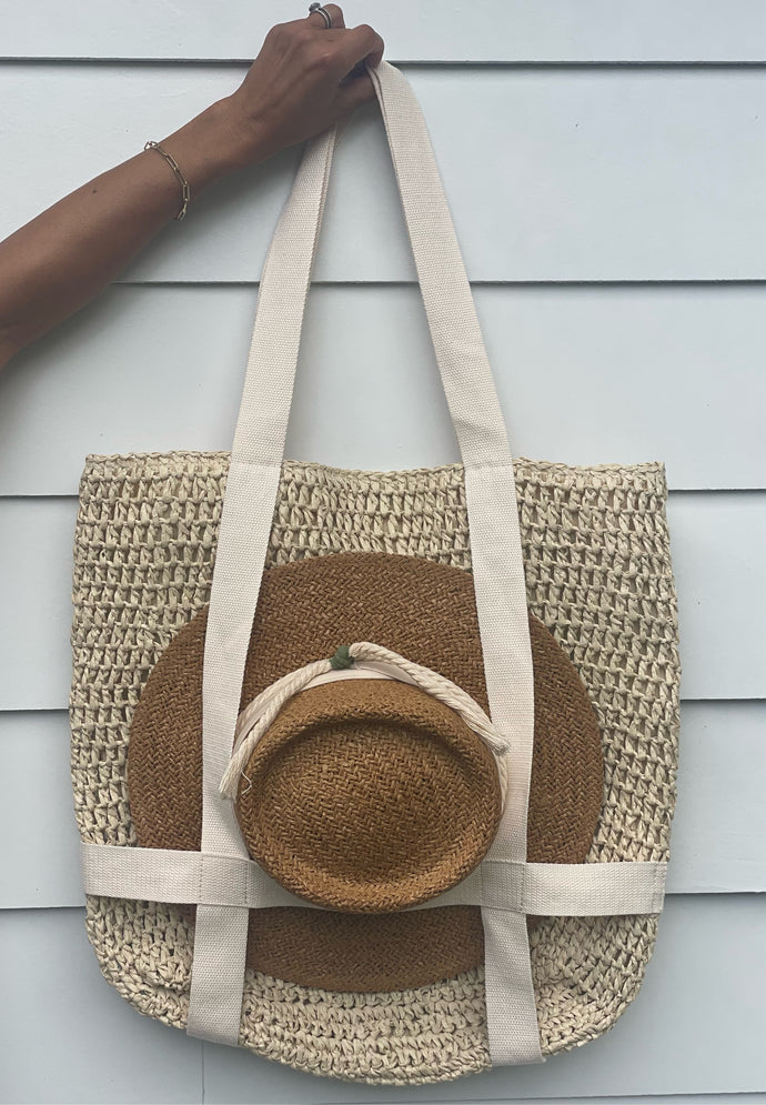 Travel Hat Bag - Straw
